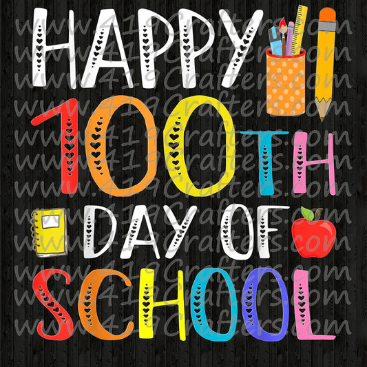 100 DAYS OF SCHOOL TEACHER AND STUDENT