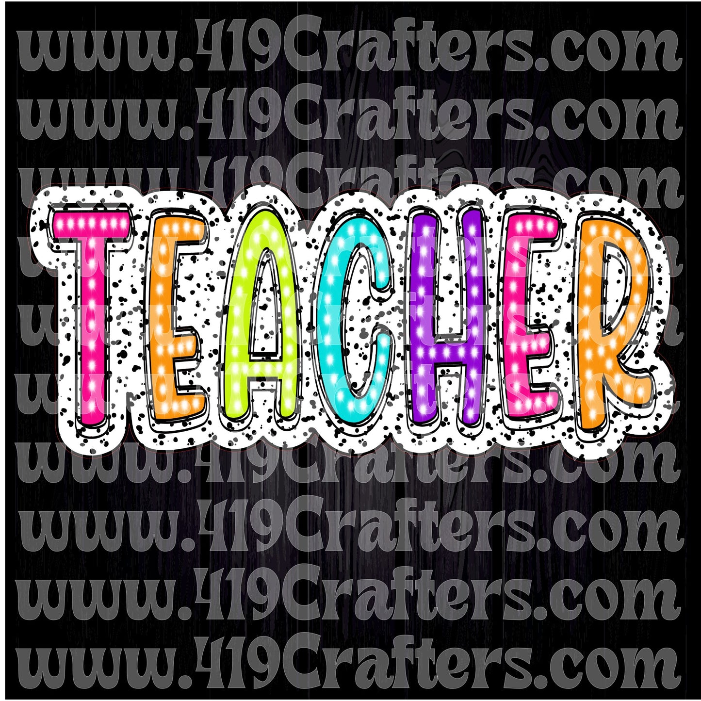 Dalmatian Doodle Words - TEACHER