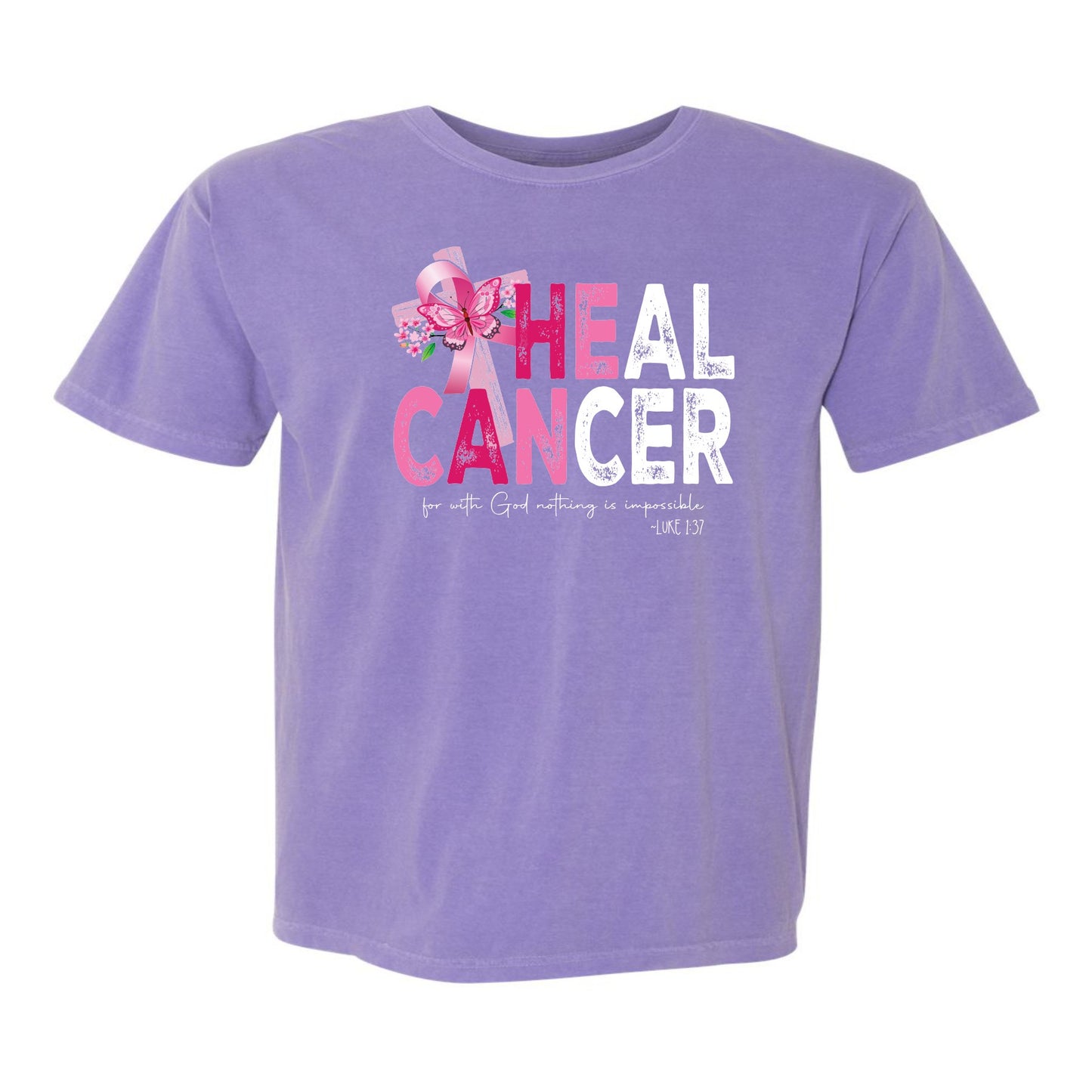 Nanny's Breast Cancer Fundraiser Tees by Faith and Dawson Mims Purple Tees