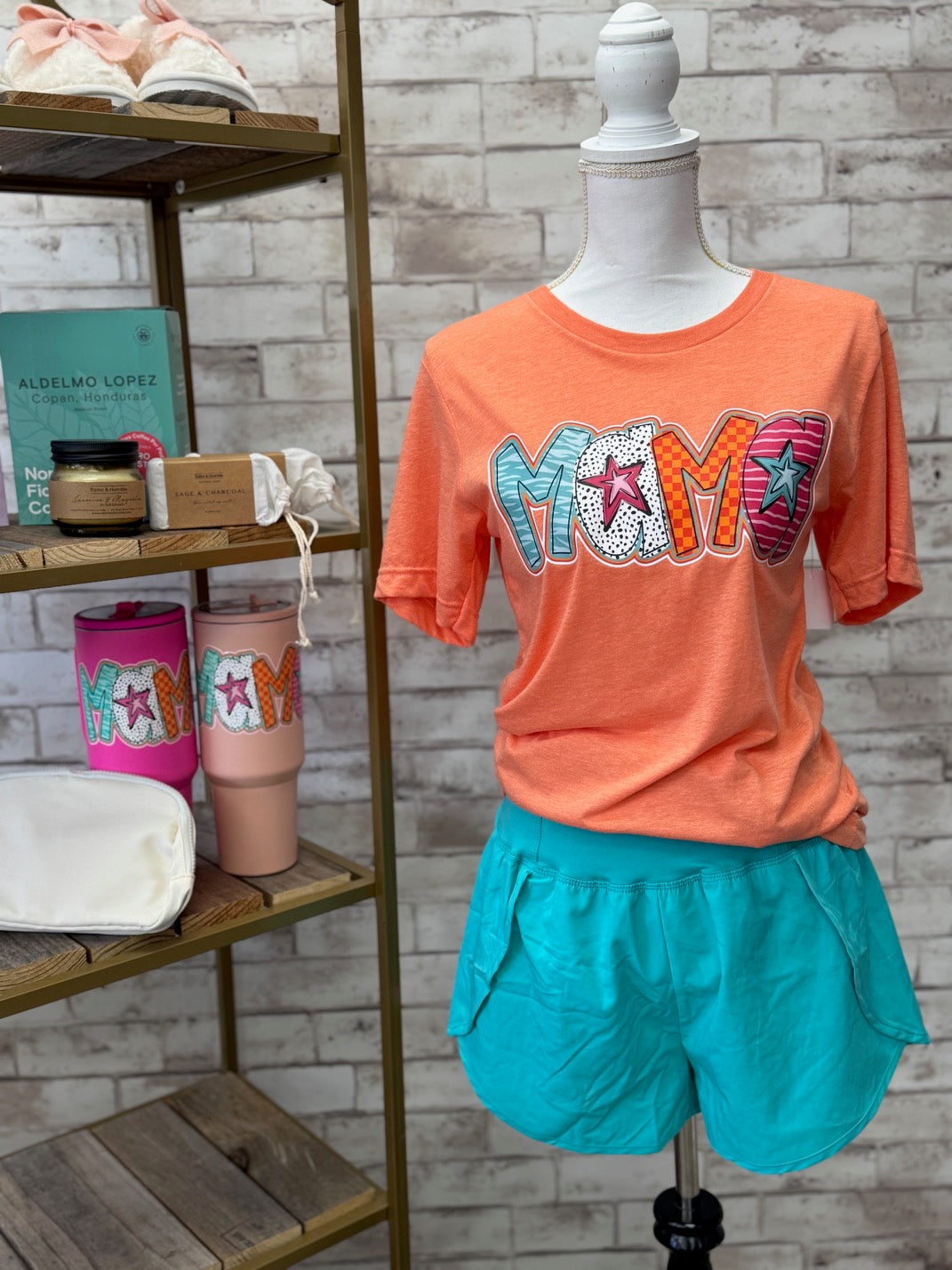 Colorful “MAMA” Graphic Tee