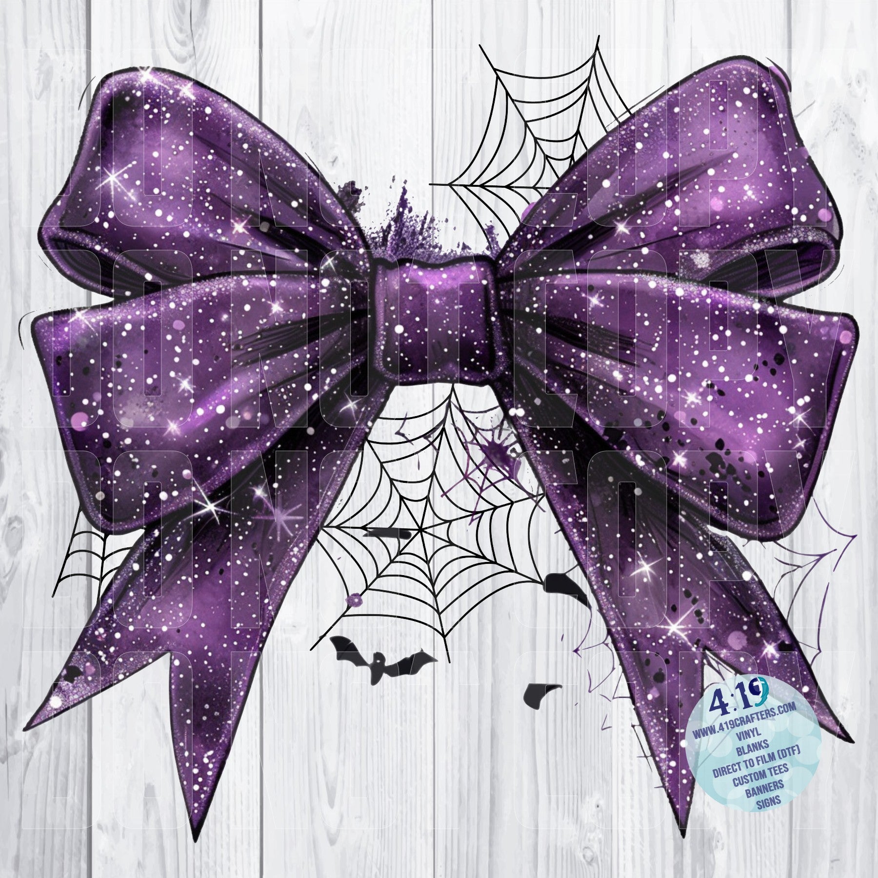 Purple Halloween Coquette Bow 5 – 4:19 Crafters