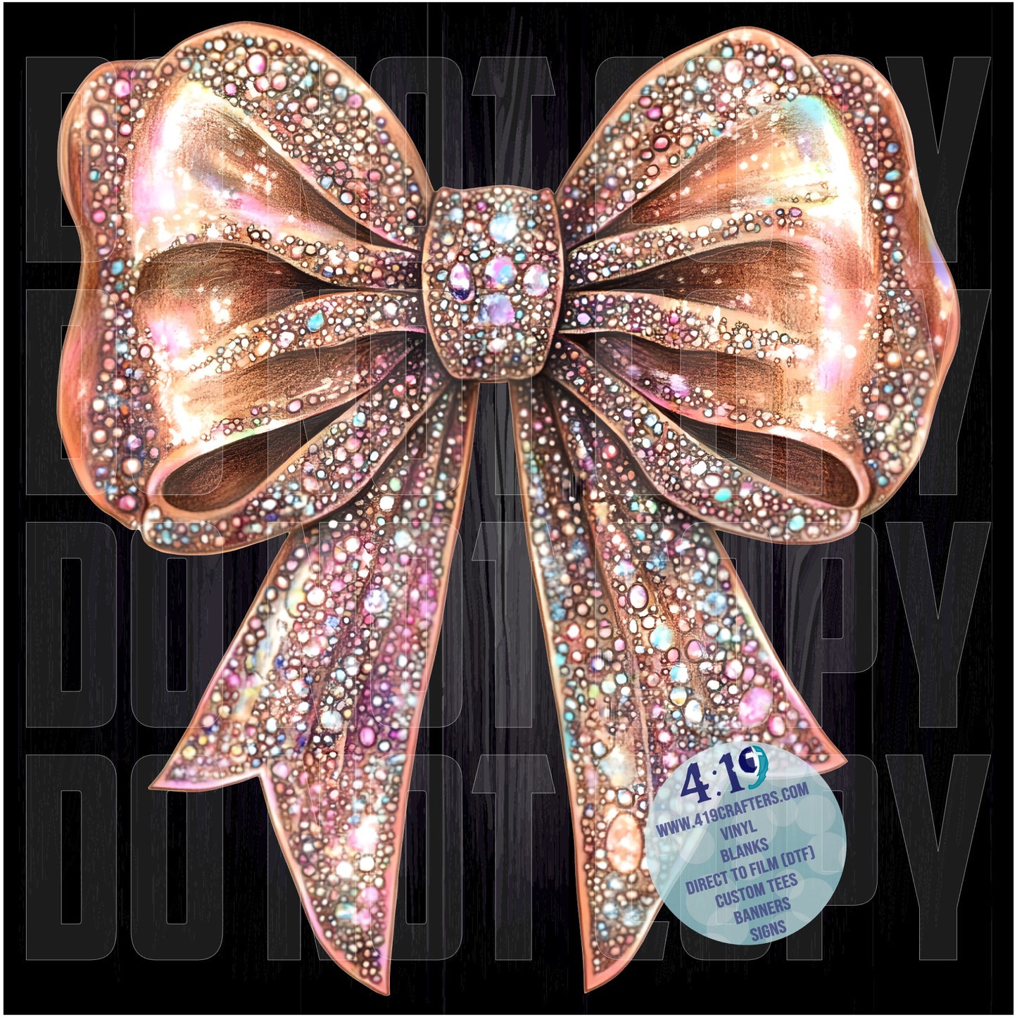 Rose Gold Bow 2