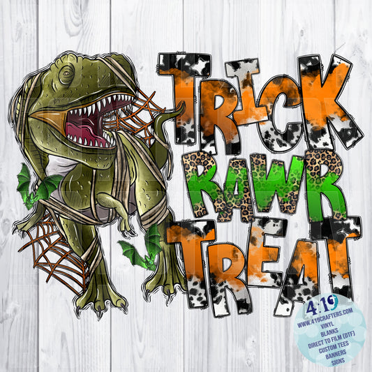 Trick Rawr Treat Dinosaur