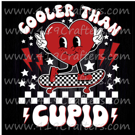 COOLER THAN CUPID WHITE WORDING