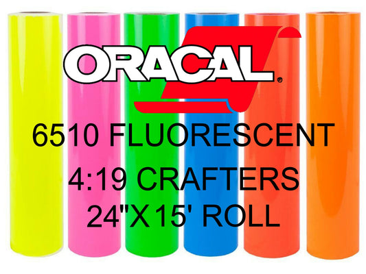 Oracal 24"x15' Roll Fluorescent Craft Vinyl