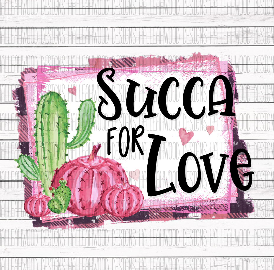 Sublimation Print - Succa for Love