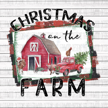 Sublimation Print - Christmas on the Farm