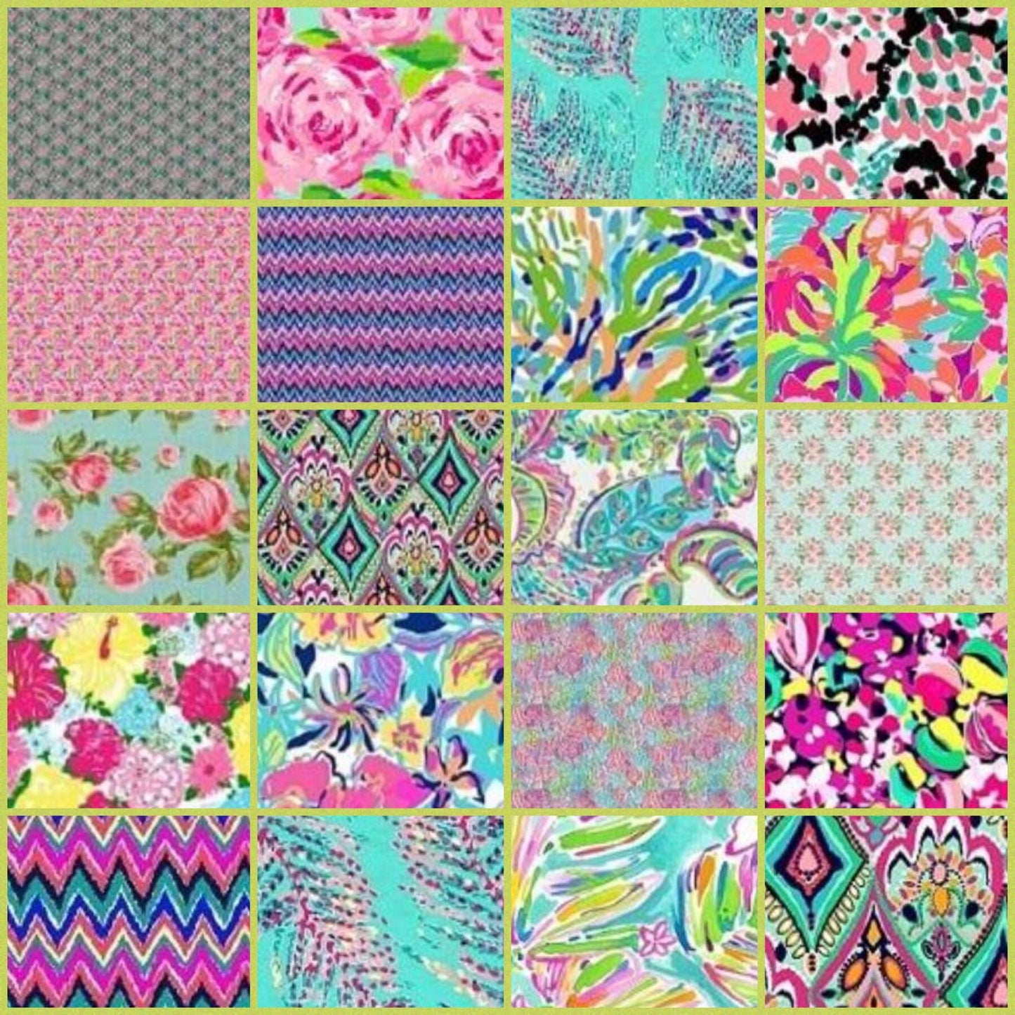 HTV Printed Flora Collection 12" x 12" Sheets
